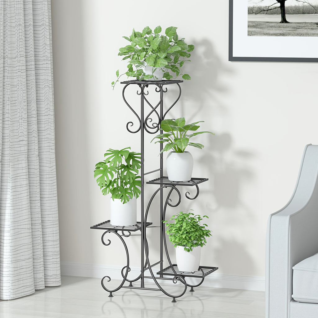 4-Tier Metal Plant Stand – for Living Room with Practical Home Design – additional product view 9