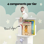 4-Tier Rotating Display Bookshelf detail view 7 for Australian shoppers