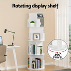 4-Tier Rotating Display Bookshelf detail view 5 for Australian shoppers