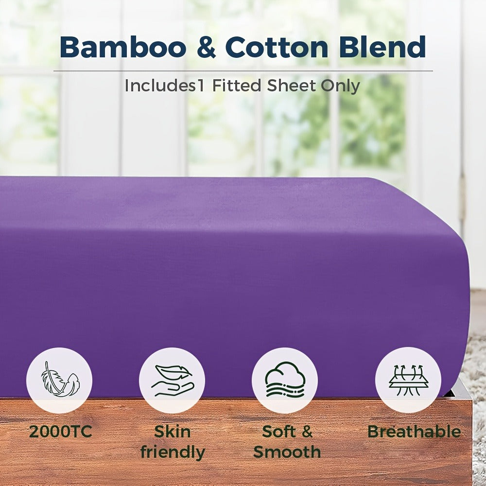 Bamboo Blend Fitted Sheet product detail 2