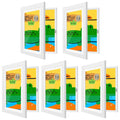 5pcs Kids Art Frames Changeable Kids Artwork Flip Frame for Picture Display, 3D Picture, Craft Storage, Hanging Wall Decor, Holds 150 Drawings Artwork Frames A4
