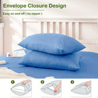 40cm Bamboo Deep-Pocket Bed Sheet Set - bedrooms, guest rooms and – additional product view 27