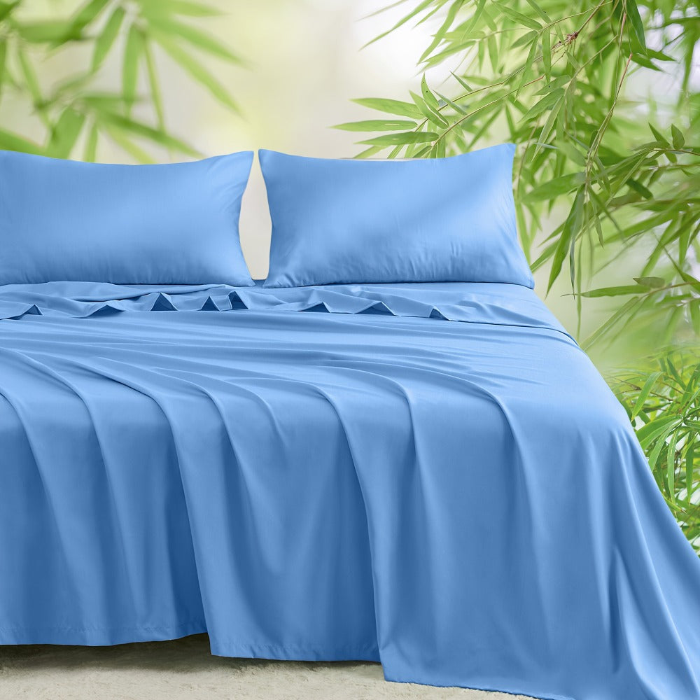 40cm Bamboo Deep-Pocket Bed Sheet Set - bedrooms, guest rooms and – additional product view 34