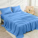 40cm Bamboo Deep-Pocket Bed Sheet Set - bedrooms, guest rooms and – additional product view 35
