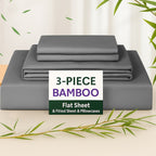 40cm Bamboo Deep-Pocket Bed Sheet Set - bedrooms, guest rooms and – close-up product details