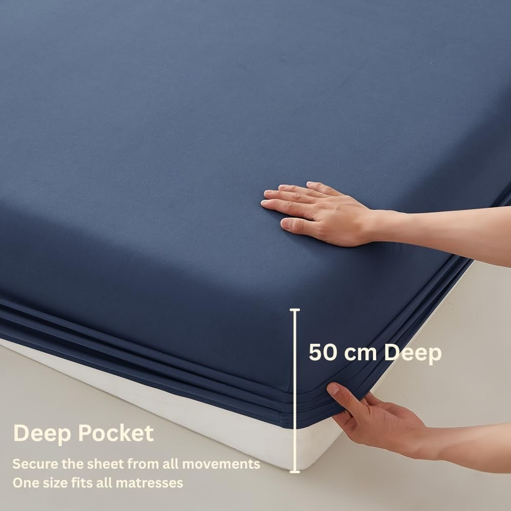Bamboo Blend Fitted Sheet product detail 2