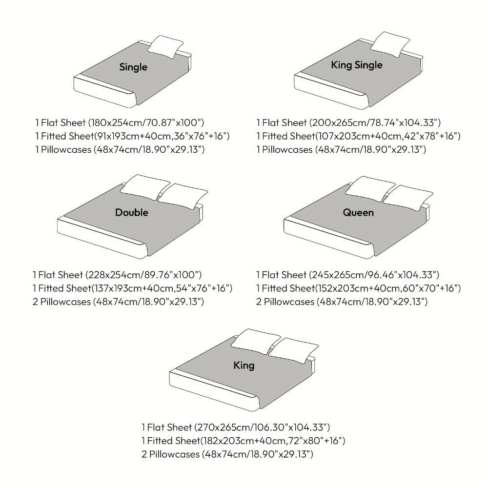 Deep-Pocket Bed Sheet Set detail view 4 for Australian shoppers