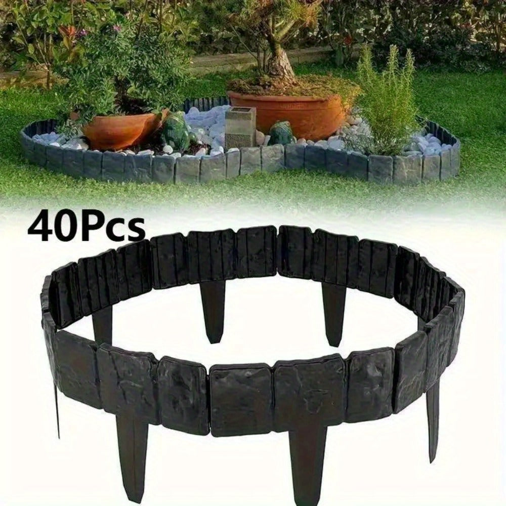 40pcs Interlocking Garden Edging - Plastic for Australian Homes – additional product view 12