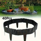 40pcs Interlocking Garden Edging - Plastic for Australian Homes – feature reference