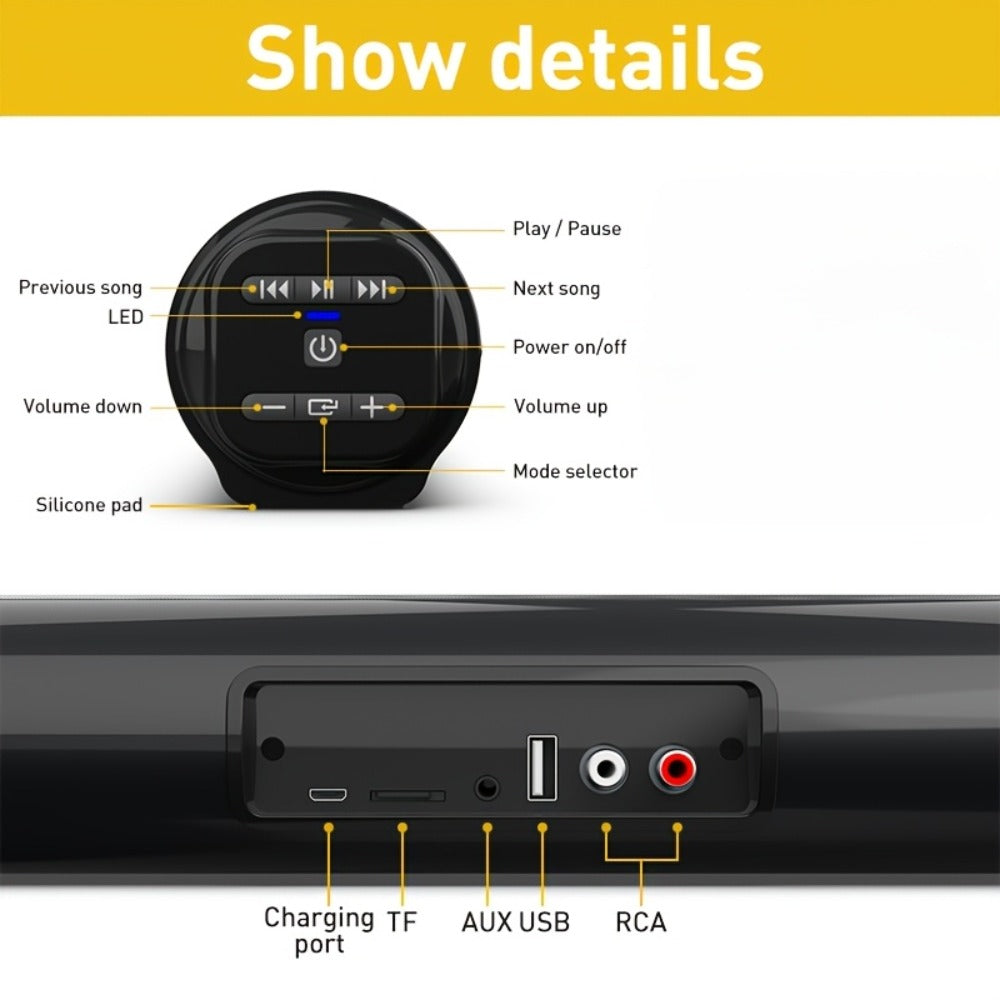 Wireless TV Soundbar detail view 9 for Australian shoppers