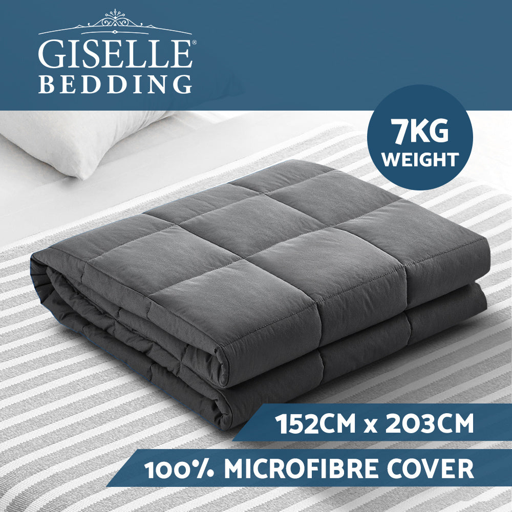 Giselle Weighted Blanket 7KG 9KG Kids 5KG 11/2.3KG Adult Relax Heavy Gravity