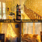 600-LED Outdoor Curtain String Lights detail view 6 for Australian shoppers