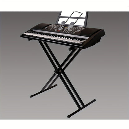 Piano Keyboard Stand Adjustable Folding X Style Double Braced Height Stool New