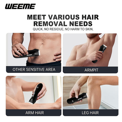 WEEME 4pcs/1pc Hair Clippers And Trimmer Set For Men, Cordless Beard Trimmer, Nose Hair Trimmer & Shaver Kit, Multi-Functional Grooming Tools For Haircut, Beard Shaping, Ideal For Home Use, Travel, Perfect Holiday'S Gift For Boyfriend Or Dad.