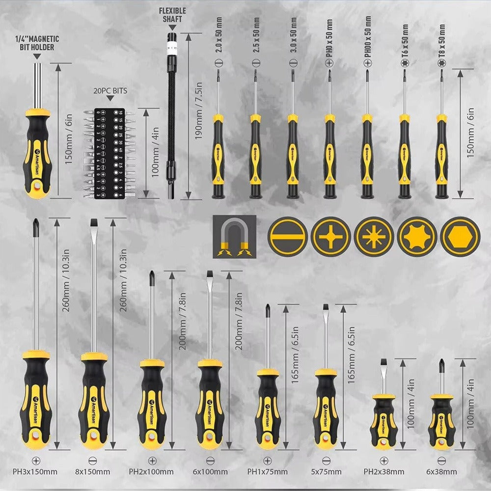 43-Piece Magnetic Screwdriver Set product detail 11
