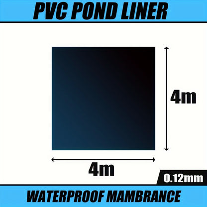 4X4m 5X6m 4X10m 8X10m Heavy Duty Durable PVC Flexible Garden Fish Pond Liner Elasticity Durable Underlaymen Membrane