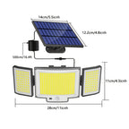 Solar Motion Sensor Security Wall Light product detail 8