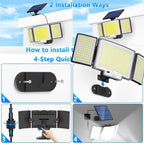 Solar Motion Sensor Security Wall Light product detail 11