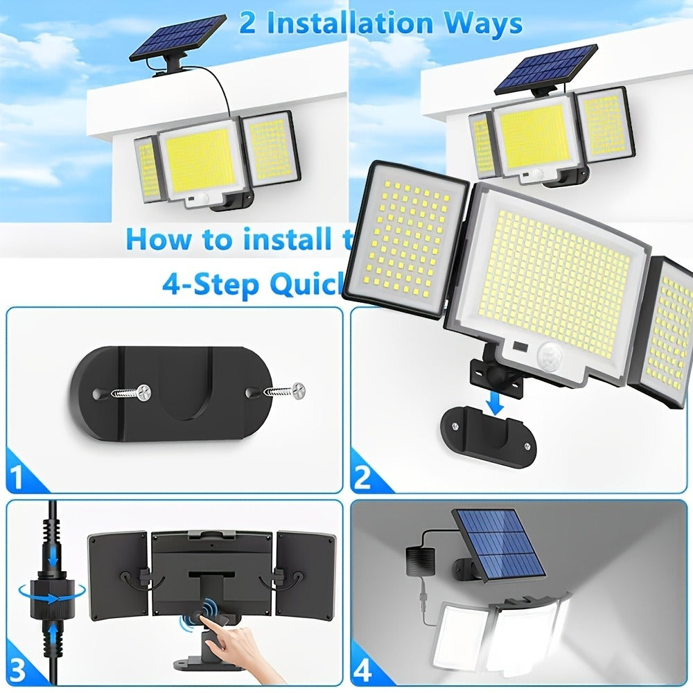 Solar Motion Sensor Security Wall Light product detail 11