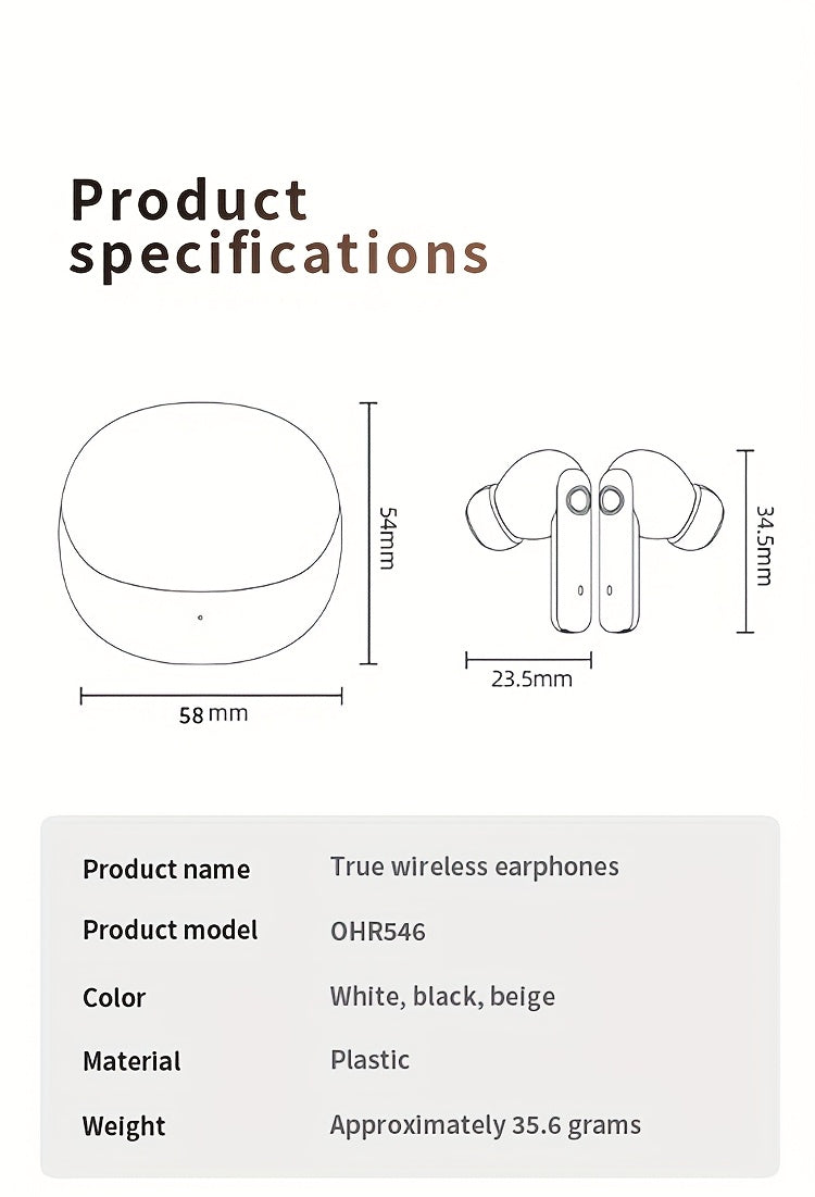 [Acer Official Authentic] In-Ear Design | TWS Wireless Headset | Stereo | Heavy Bass | Low Latency | Comfortable Wearing (Study/Business/Sports/Running/Fitness) | Portable Design | Multi-Device Compatible (Mobile Phone/Tablet/Laptop) | Recommended f