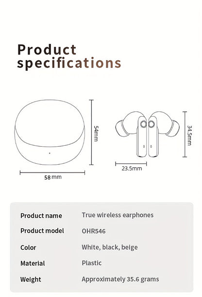 [Acer Official Authentic] In-Ear Design | TWS Wireless Headset | Stereo | Heavy Bass | Low Latency | Comfortable Wearing (Study/Business/Sports/Running/Fitness) | Portable Design | Multi-Device Compatible (Mobile Phone/Tablet/Laptop) | Recommended f