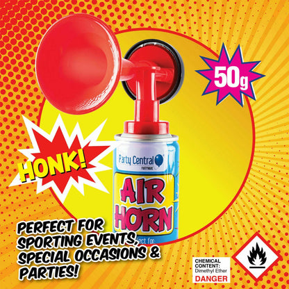 50g Loud Air Horn for Sporting Events, Parties, Celebrations – 70-80dB