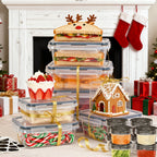 48-Piece Plastic Food Storage Container Set product detail 8