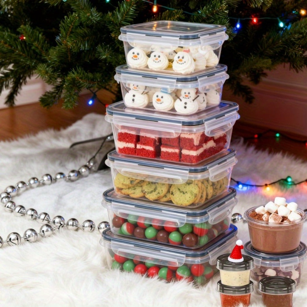 48-Piece Plastic Food Storage Container Set product detail 4