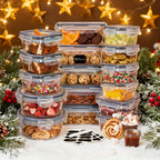 48-Piece Plastic Food Storage Container Set product detail 3