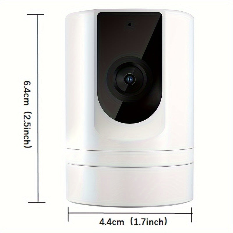 Black Friday Indoor Security Camera, Ease Life APP, 1080P Pet Camera, Pet Camera with Phone App, Foldable Baby Camera for Home Security, Flexible Installation, Motion Detection, 2-Way Audio, IR Night Vision, Without Battery
