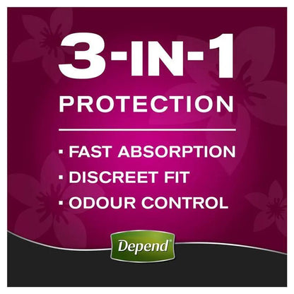 Depend Women Real Fit Underwear Super Large 16 Bulk Pack