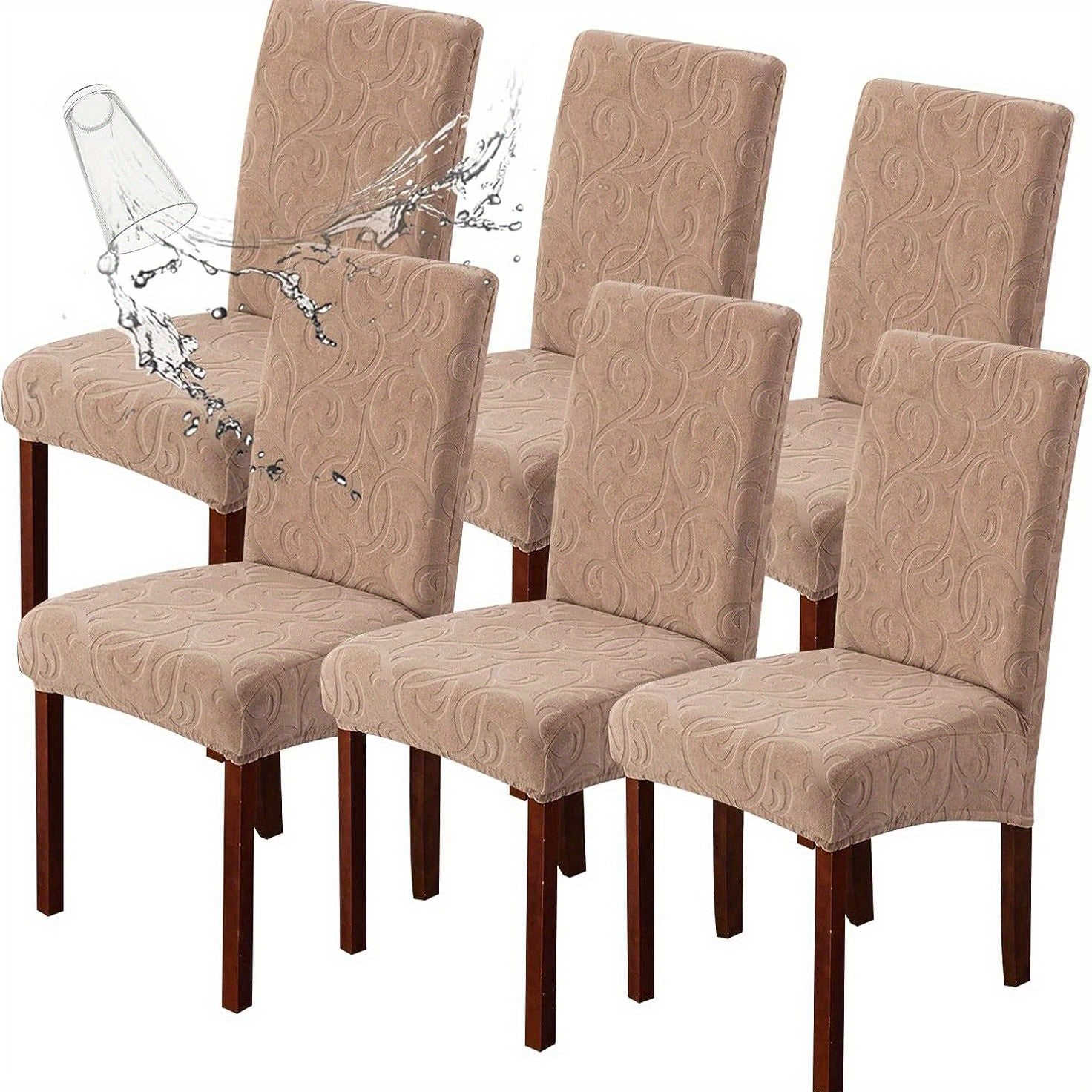 4-Piece Dining Chair Slipcover - Washable for Practical Everyday Home – additional product view 33