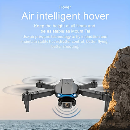 2025 New Professional RC Drone with 2 Batteries | Dual Camera Double Folding RC Height Hold Remote Control, Holiday Gift for Indoor And Outdoor, Christmas And Thanksgiving Day Gift, USB Charging, ABS Material, 4K Video Resolution