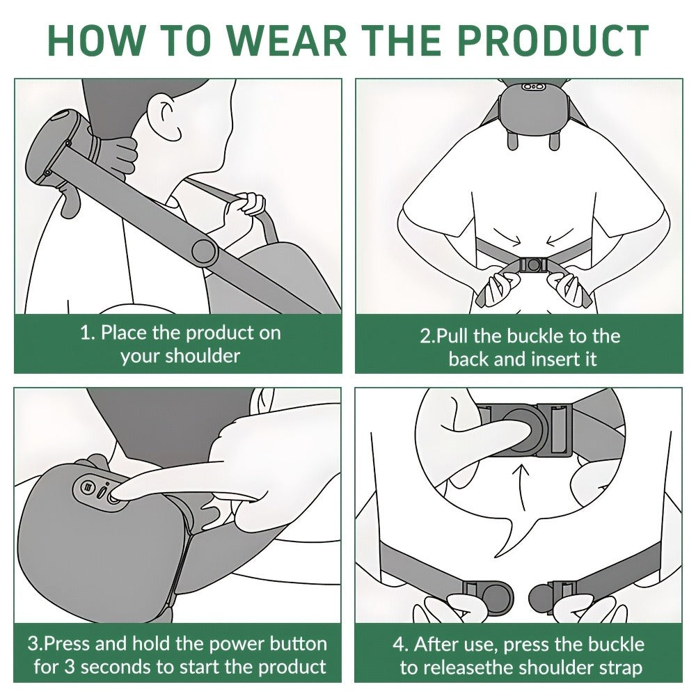 4D Shoulder and Neck Massage Cushion detail view 15 for Australian shoppers