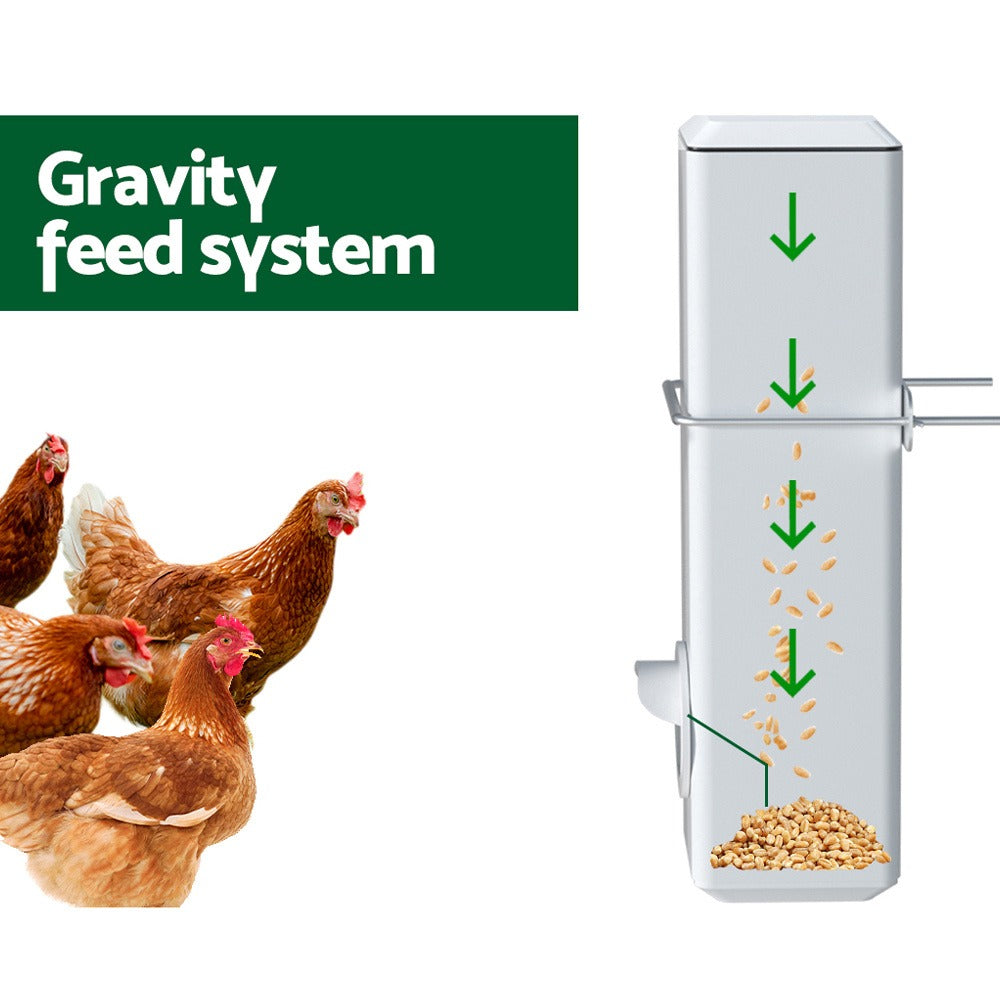 4L Automatic Poultry Feeder and Waterer - chicken and poultry care – feature reference