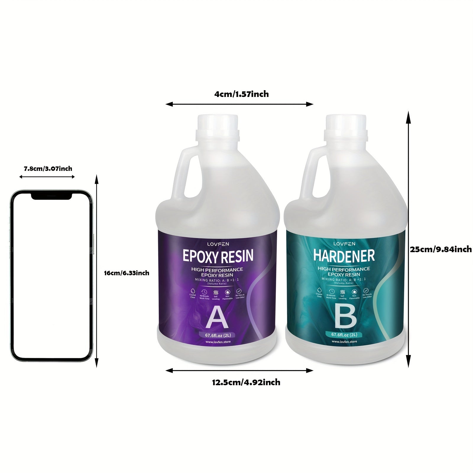 Crystal-Clear Tabletop Epoxy Resin Kit detail view 3 for Australian shoppers