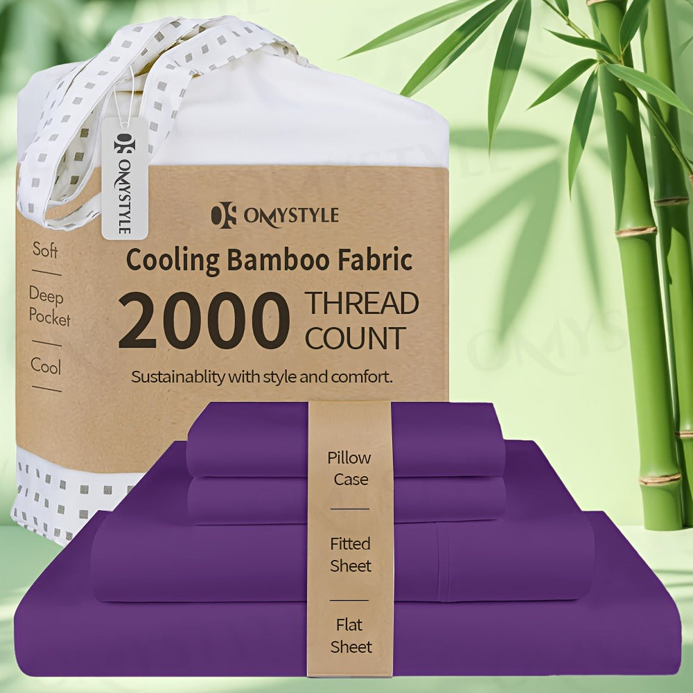Deep-Pocket Bed Sheet Set main product view for Australian shoppers
