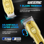 4pcs Cordless Hair Clipper Set - home and barber grooming – additional product view 13