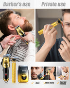 4pcs Cordless Hair Clipper Set - home and barber grooming – additional product view 15