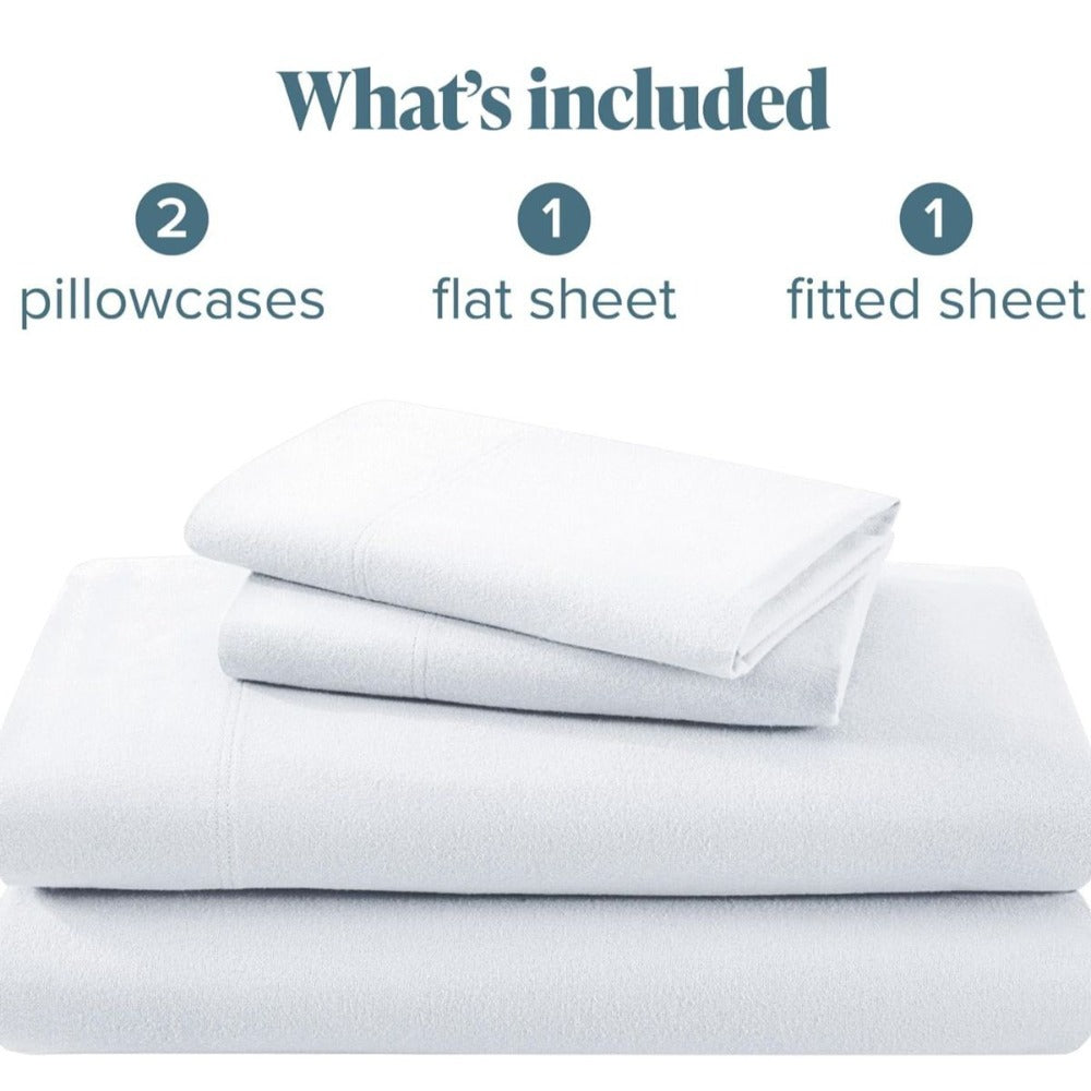 4pcs Deep-Pocket Bed Sheet Set - bedrooms, guest rooms and hotels – alternate product view