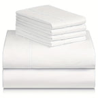 4pcs Deep-Pocket Bed Sheet Set - bedrooms, guest rooms and hotels – additional product view 22