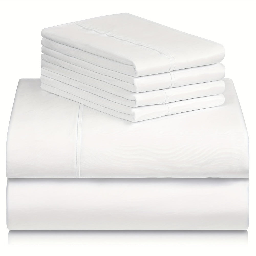 4pcs Deep-Pocket Bed Sheet Set - bedrooms, guest rooms and hotels – additional product view 22