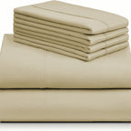 4pcs Deep-Pocket Bed Sheet Set - bedrooms, guest rooms and hotels – additional product view 26