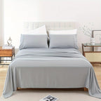 4pcs Deep-Pocket Bed Sheet Set - bedrooms, guest rooms and hotels – additional product view 27
