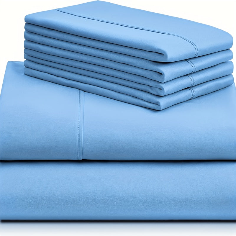 4pcs Deep-Pocket Bed Sheet Set - bedrooms, guest rooms and hotels – additional product view 32