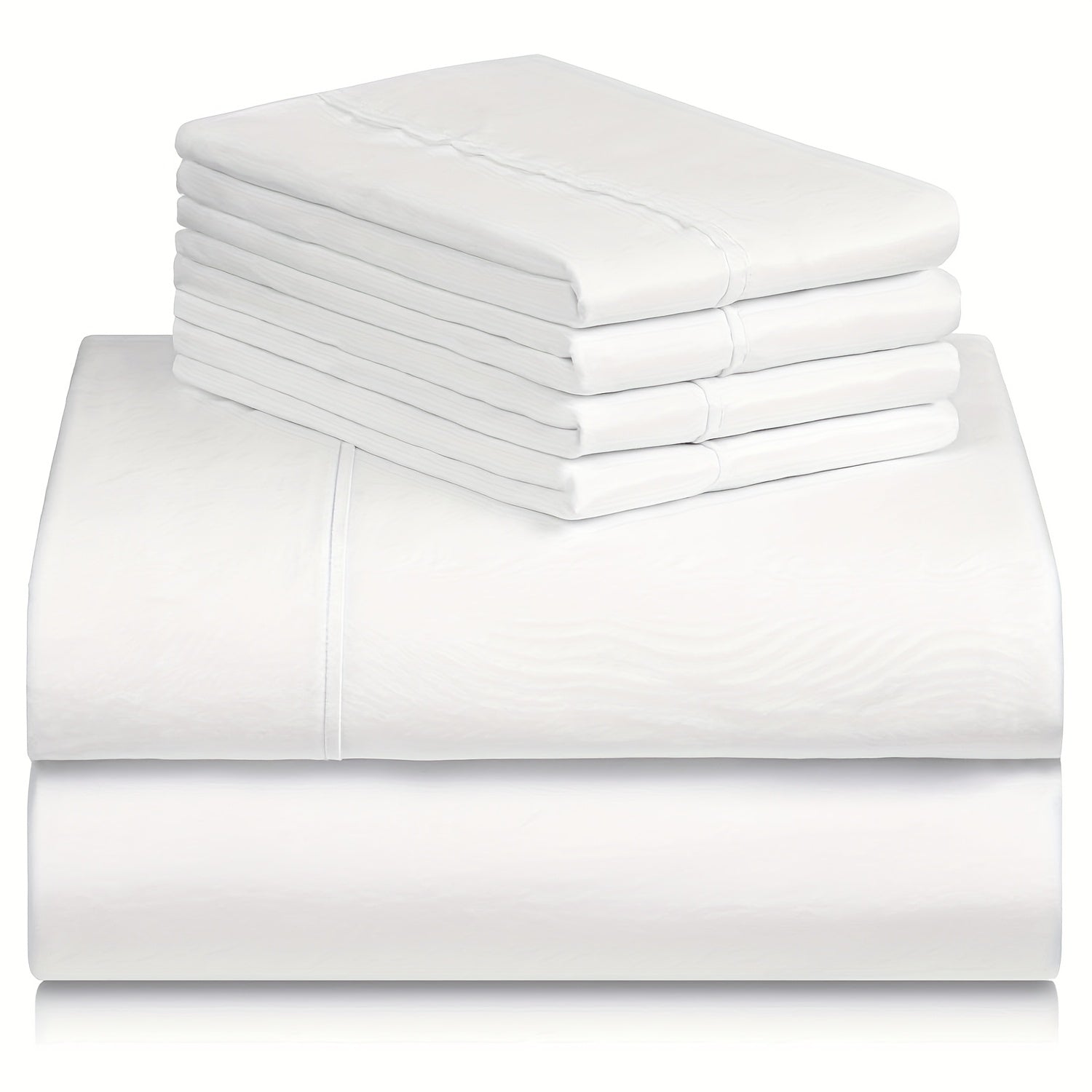 4pcs Deep-Pocket Bed Sheet Set - bedrooms, guest rooms and hotels – additional product view 43