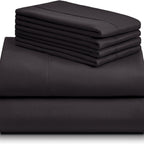 4pcs Deep-Pocket Bed Sheet Set - bedrooms, guest rooms and hotels – close-up product details