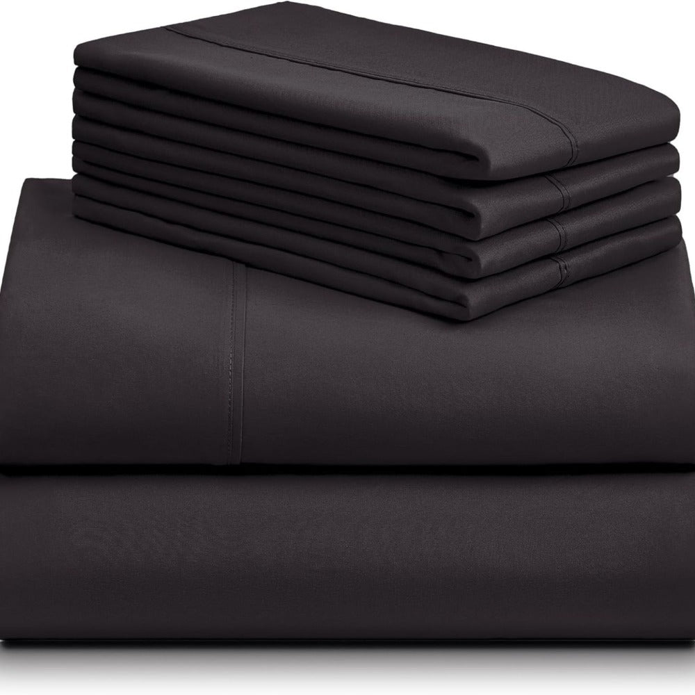 4pcs Deep-Pocket Bed Sheet Set - bedrooms, guest rooms and hotels – close-up product details