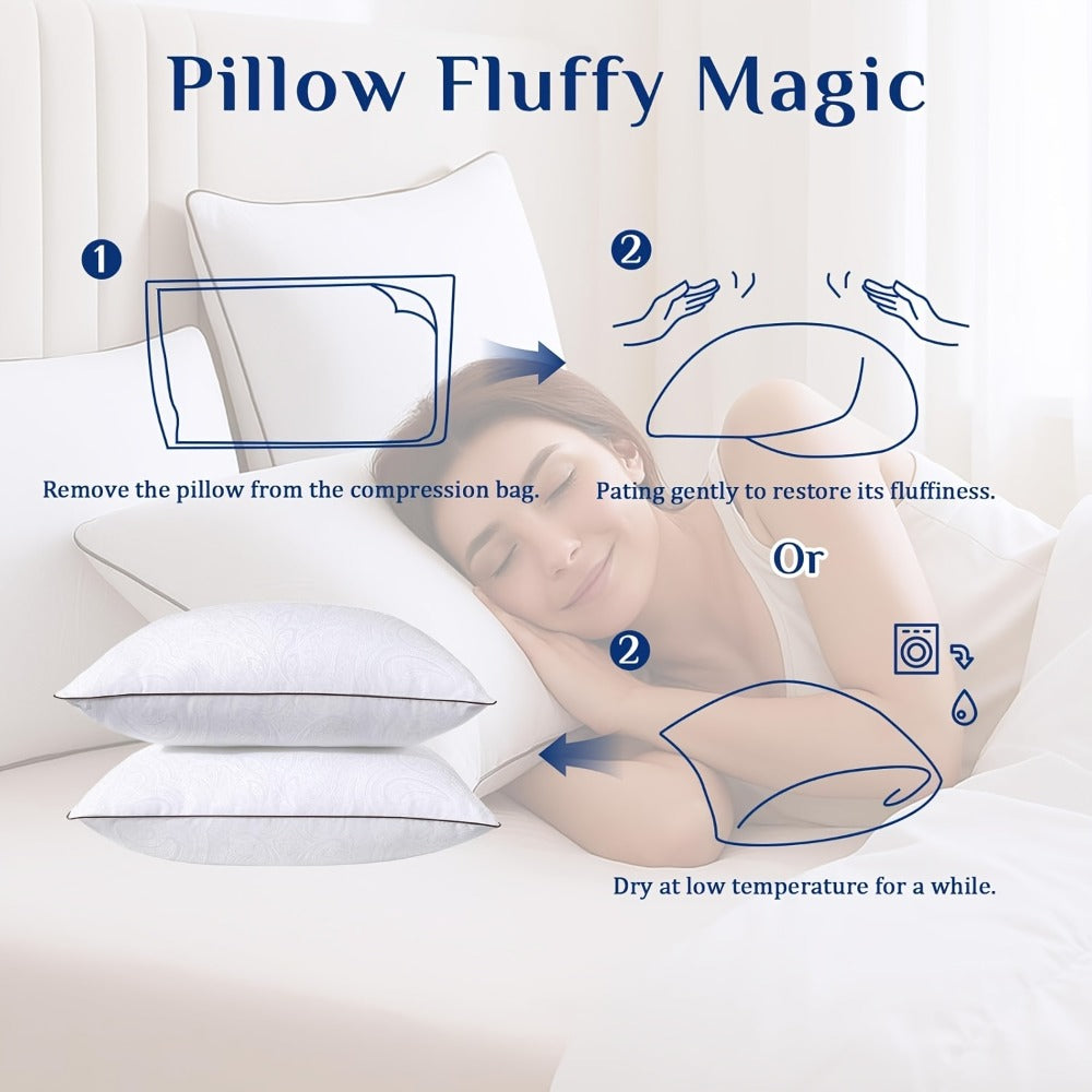 Five-Star Hotel-Style Support Pillow Set detail view 9 for Australian shoppers