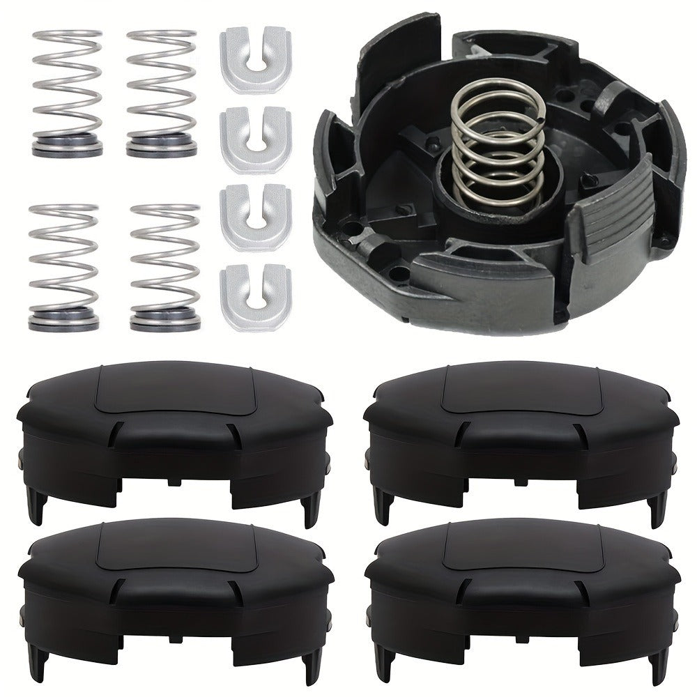 4pcs Garden Trimmer Head Cover - lawn trimmer maintenance – main product view